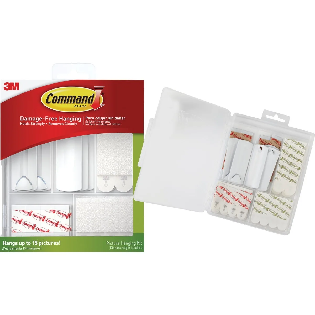 3M 3M MMM17213ES Command Picture Hanging Kit 17213 38 pieces 15 pictures — product photo