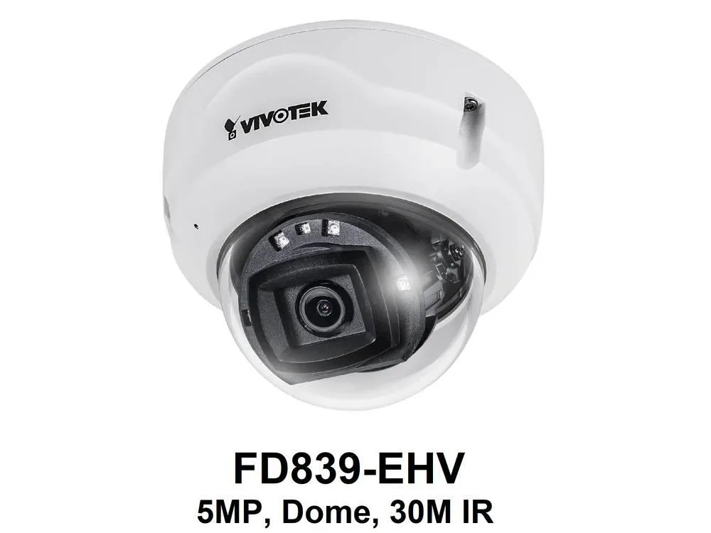 VIVOTEK Inc. VIVOTEK Inc. FD839-EHV-1Y 5MP network camera — product photo