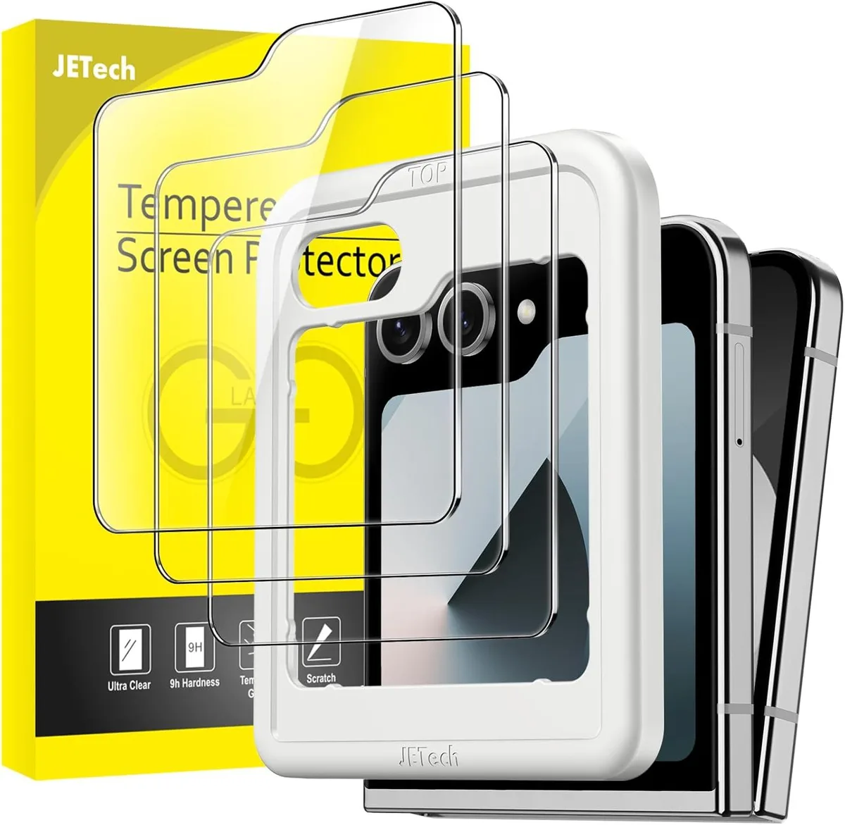 NuoTo NuoTo Front Screen Protector for Galaxy Z Flip7FE 2025 / Z Flip 6 2024 3-Pack — product photo