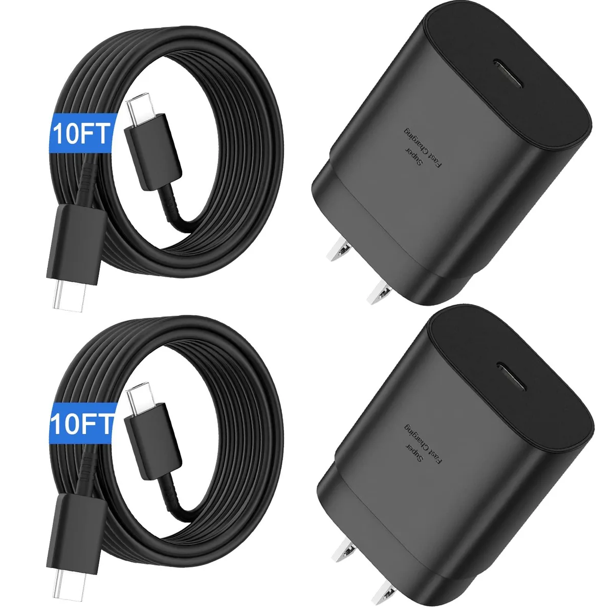 Audiovox - Generic Audiovox - Generic 25W USB-C Charger with 10ft Cable — product photo
