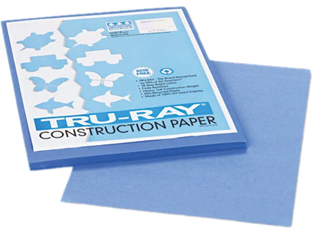Pacon Pacon 103022 Tru-Ray Construction Paper 9 x 12 Blue 50 Sheets — product photo