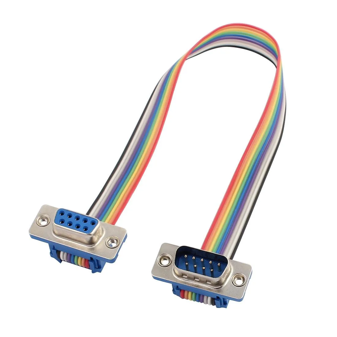 Unique-Bargains Unique-Bargains RS232 DB9 9P Male-Female Serial Port Jumper Wire 26cm — product photo