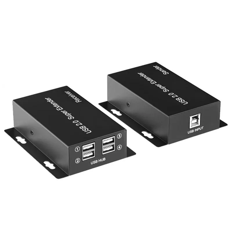 YINGHUA YINGHUA USB 2.0 Extender 4-Port Hub 50m Cat5e/6 KVM Switch — product photo