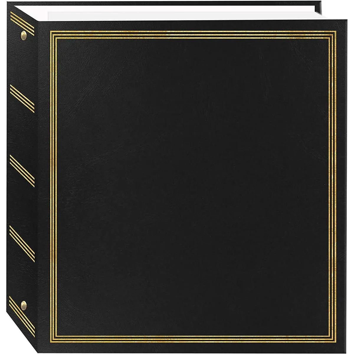 Pioneer Photo Albums Pioneer Photo Albums Deluxe 3-Ring Album 100 Magnetic Pages 7.75x10.75" Black — product photo