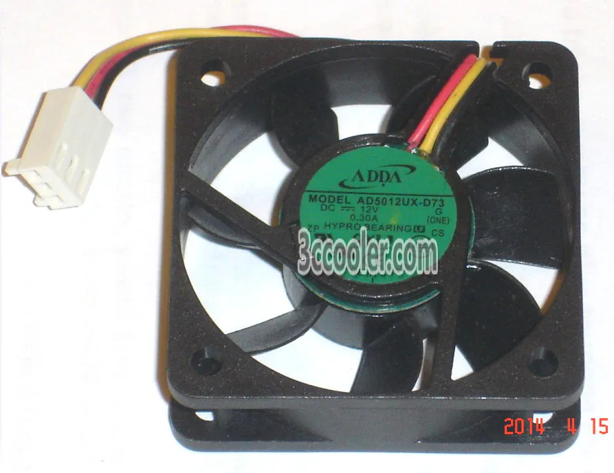OEM Industries OEM Industries AD5012UX-D73 50mm 12V .3A 3-Pin CPU cooler — product photo