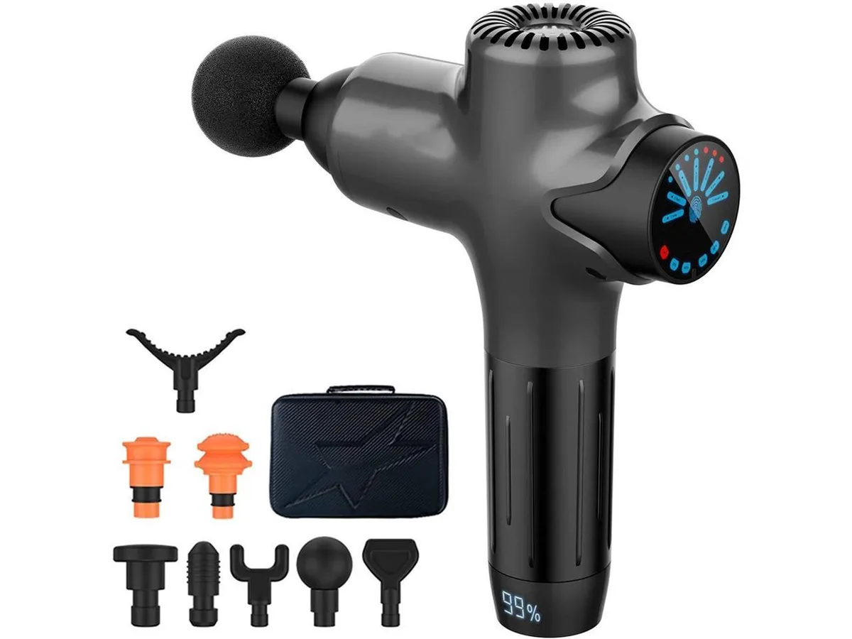 KEHIPI KEHIPI Massage Gun Brushless 7-Speed 8-Head 4800mAh — product photo
