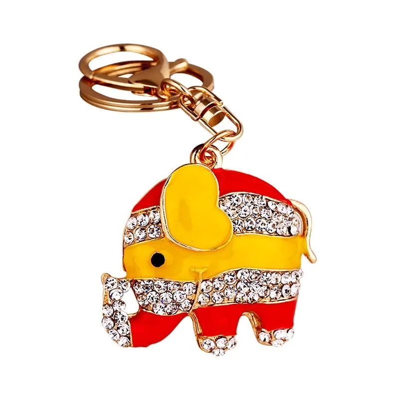 Cartoon Elephant Keyholder Copper Clear — product photo