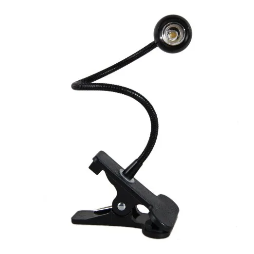 iKKEGOL iKKEGOL 30343B USB Clip-On LED Desk Lamp 12"-15" Adjustable Black — product photo