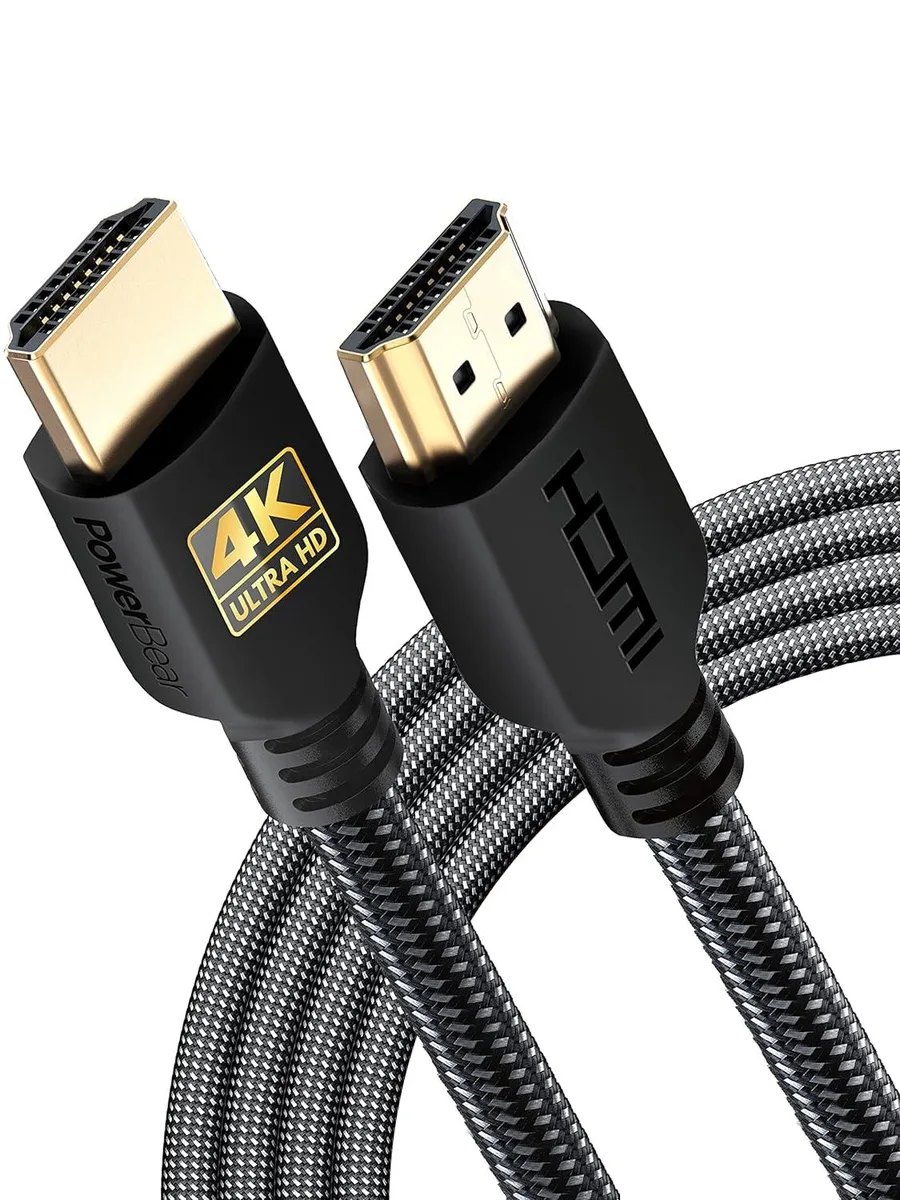 Keyence Keyence 4K HDMI Cable 10 ft Braided Nylon Gold Connectors 18Gbps 60Hz ARC — product photo