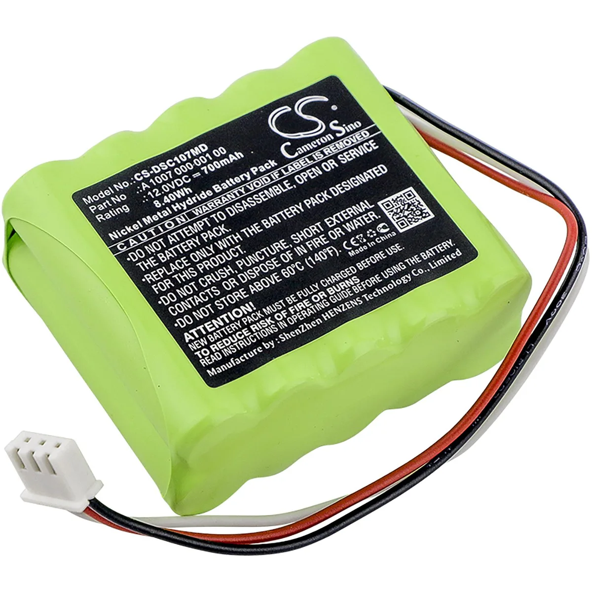 Cameron &amp; Co Cameron &amp; Co DS-CS-DSC107MD 12.0V 700mAh Ni-MH Green video accessory — product photo