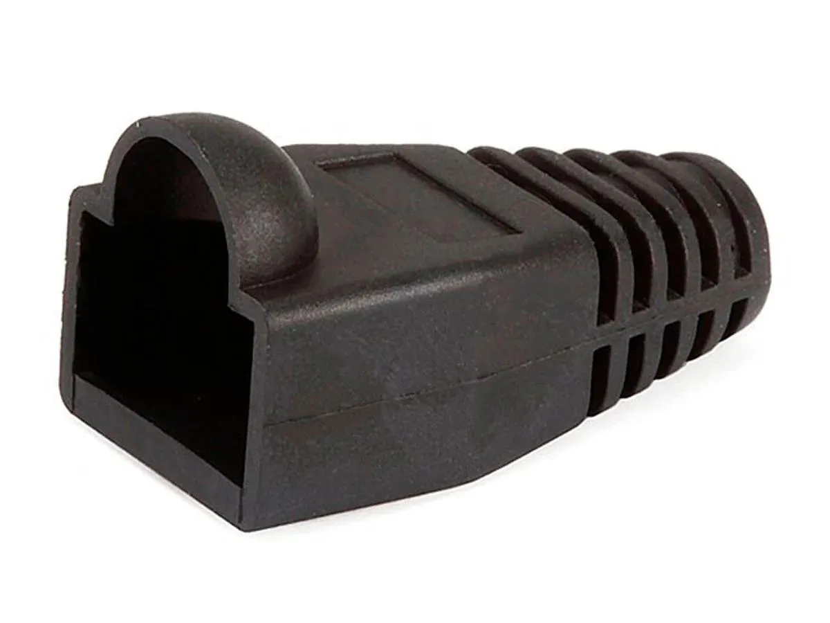Monoprice Inc. Monoprice 107249 RJ45 Strain Relief Boots 50 pcs Black — product photo