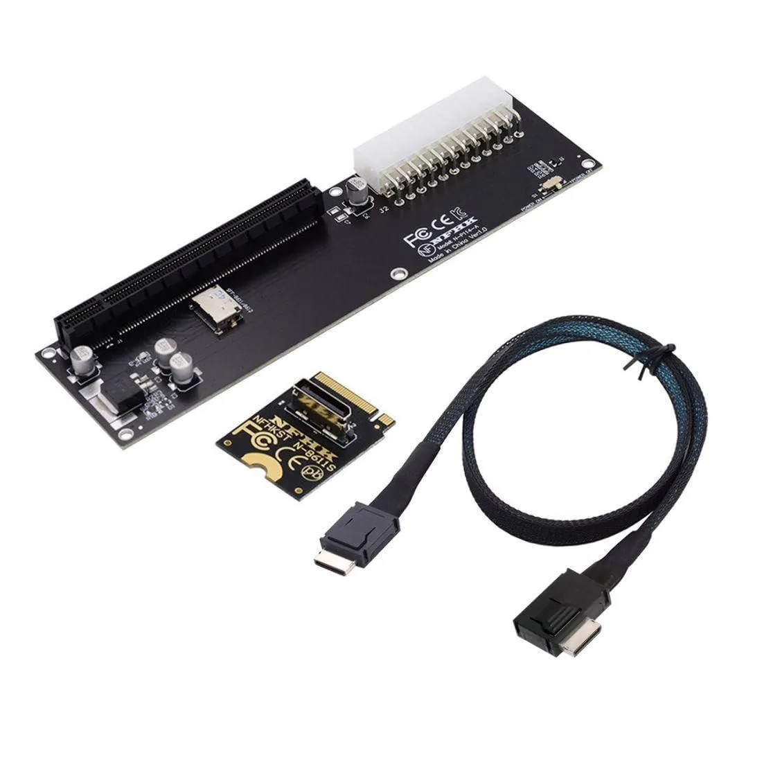 LORDWORLD LORDWORLD Oculink SFF-8612 to PCIe 3.0/4.0 M.2 M-Key X16 Adapter — product photo