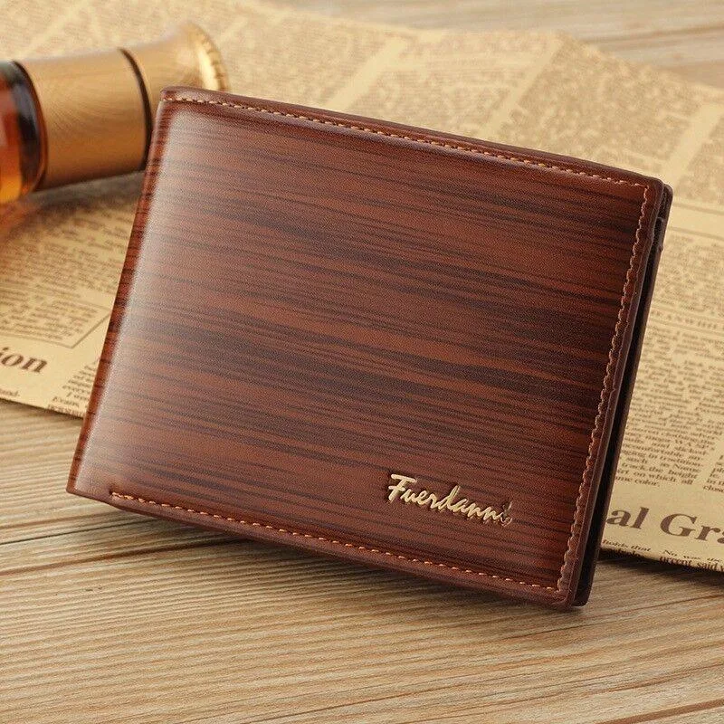 The Perfect Part The Perfect Part Bifold Wallet Glossy Light Brown PU Leather 12 x 9.5 x 1.5 cm — product photo
