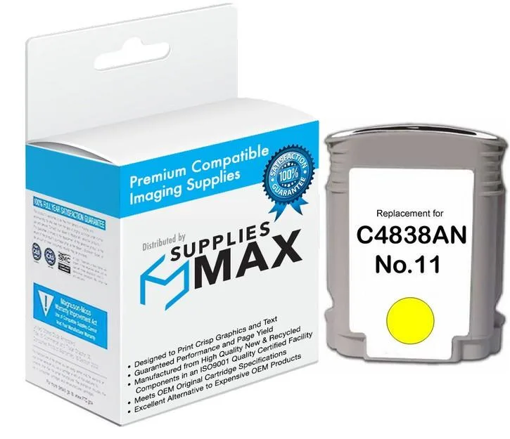 SuppliesMax SuppliesMax C4838AN Yellow Inkjet Cartridge 1750 Pages — product photo