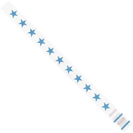 DuPont Tyvek DuPont Tyvek WR104BE Wristbands Blue Stars 500 — product photo
