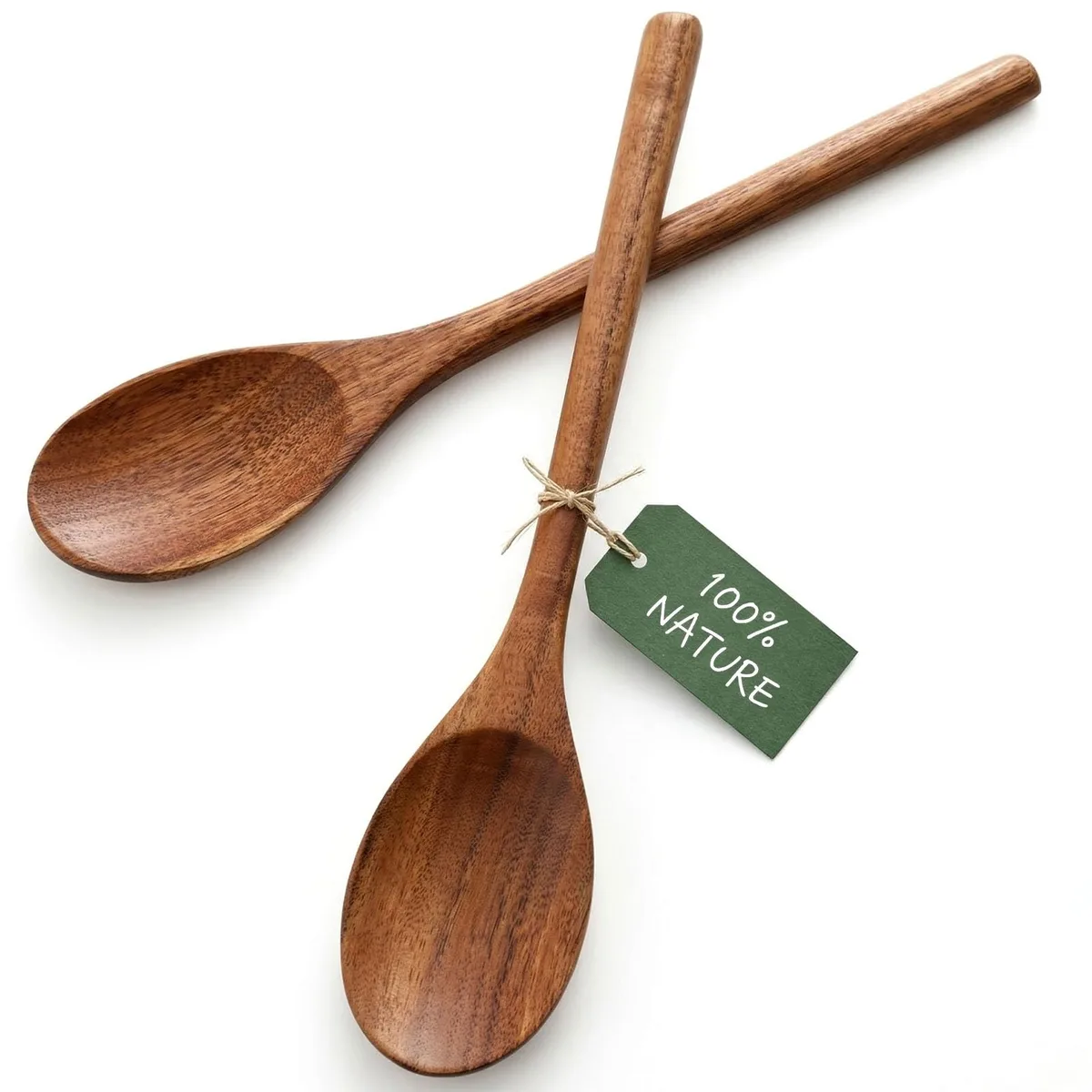 No Sew No Sew HPOP0471 12 Inch 2PCS wooden cooking utensil — product photo