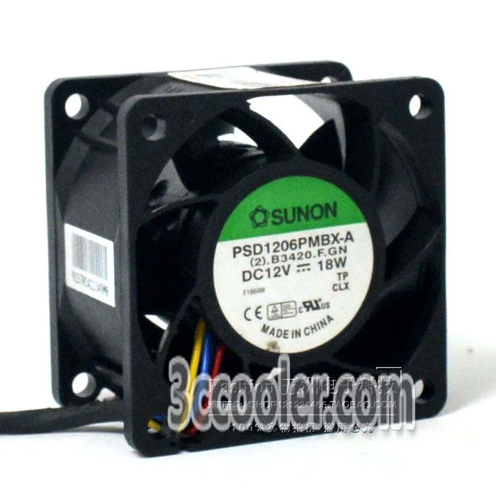 OEM Industries OEM Industries PSD1206PMBX-A 60x38mm 12V 18W 4-Wire Fan — product photo