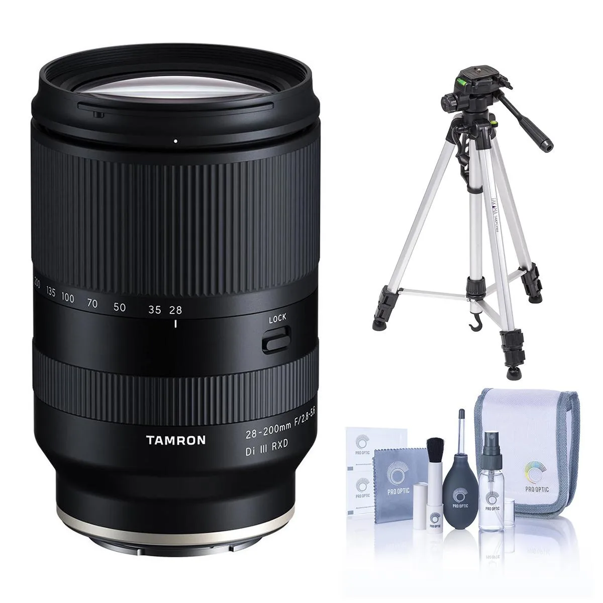 Tamron Tamron A071 28-200mm f/2.8-5.6 Di III RXD camera lens — product photo