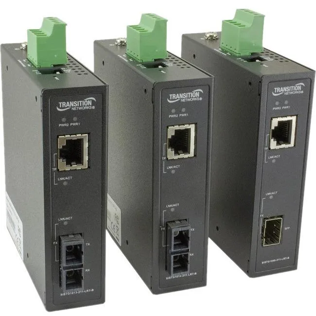Transition Networks Transition Networks SISTG1040-211-LRT-B SFP transceiver 10/100/1000Base-T to 100/1000Base-X — product photo