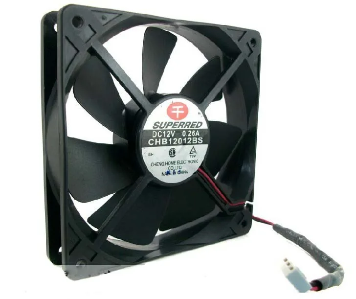 OEM Industries OEM Industries CHB12012BS 120mm 25mm 12V 0.26A 2-Wire CPU cooler — product photo
