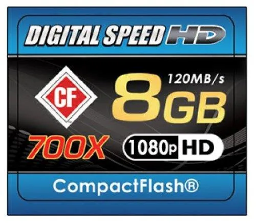 Digital Speed Digital Speed 8GB 700X 120MB/s Class 10 CF Memory Card — product photo
