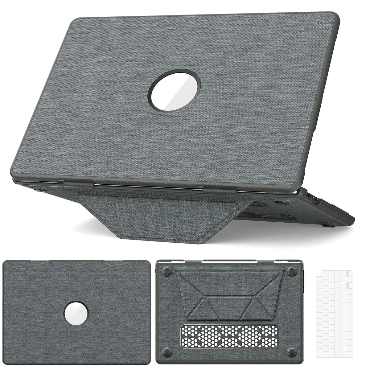 Werleo Werleo MacBook Air 15 inch Case 2025 2024 2022 M4 M3 M2 A3241 A3114 A2941 Grey — product photo