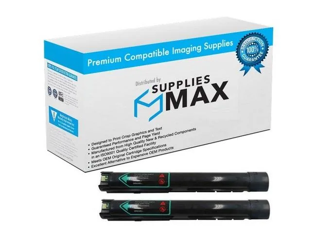 SuppliesMax SuppliesMax XER106R03757_2PK Black High Yield Toner Cartridge 2 Pack 10700 Pages — product photo