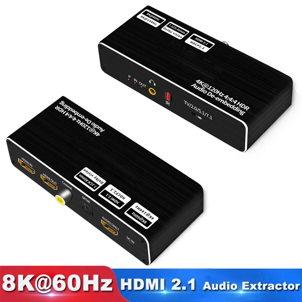 Jansicotek Jansicotek OZ8V1 8K@60Hz HDMI Audio Extractor 7.1Ch — product photo