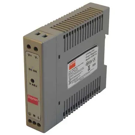 Dayton Dayton 33NT15 DC Power Supply 90-264V AC 12V DC 15W 1.25A DIN Rail — product photo