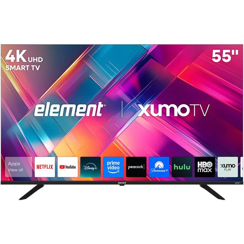 ELEMENT Element E550AE55CG 55 inch 4K UHD HDR LED Smart Xumo TV — product photo