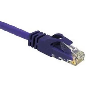 Cables To Go Cables To Go 31367 Cat6 crossover network ethernet cable 75 ft purple — product photo