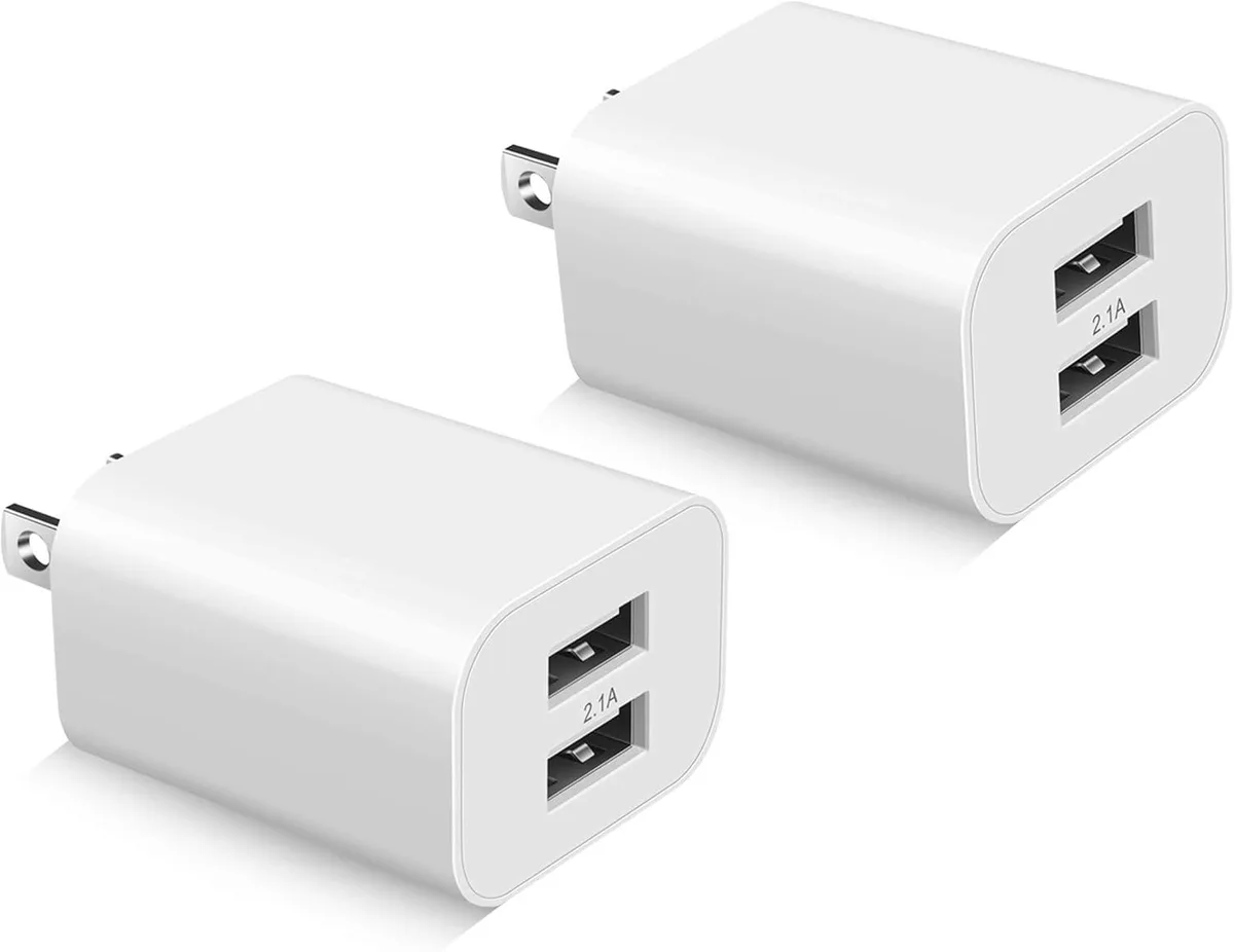 ONITOON ONITOON USB Wall Charger 2Pack Dual Port 5V 2.1A — product photo