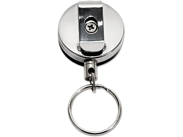 Advantus Advantus 75545 ID Card Reel 18" Extension Black/Chrome 6 Pack — product photo