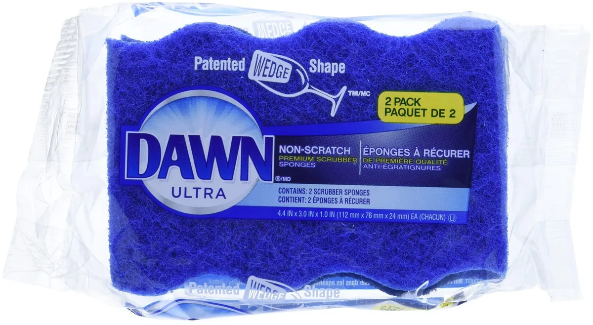 Dawn CL438052W-006 Non-Scratch Scrubber Sponges 2 pk craft painting — product photo