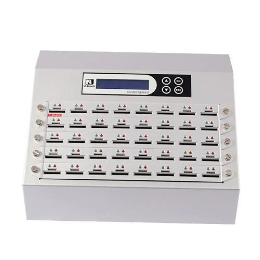 U-Reach, Inc. U-Reach, Inc. SD940S 1:39 SD/MicroSD Duplicator 2GB/min 33MB/s Silver Series — product photo