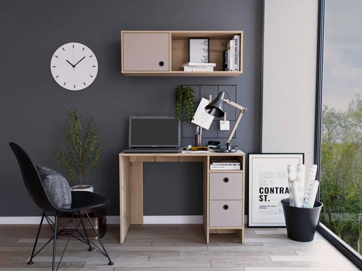 FM FURNITURE FM FURNITURE FM5967CDT Desk 39.3" W 19.6" D 28" H — product photo