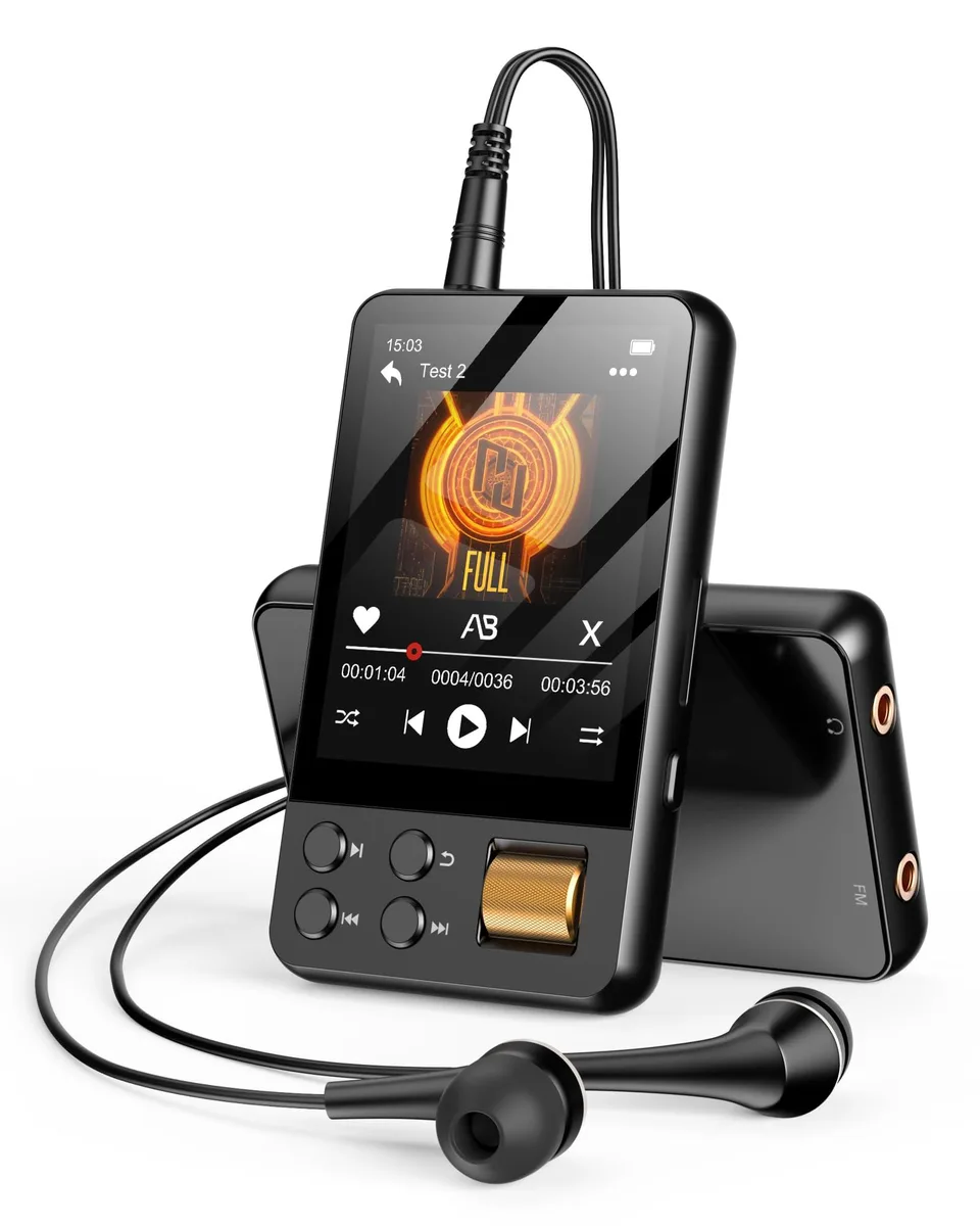  AGXOV D28 64GB MP3 Player Bluetooth 5.3 2.4 — product photo