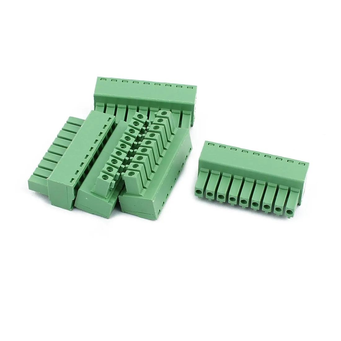 Unique-Bargains Unique-Bargains 5Pcs 300V KF2EDGK 3.5mm 9-Pin PCB Screw Terminal Block Connector — product photo