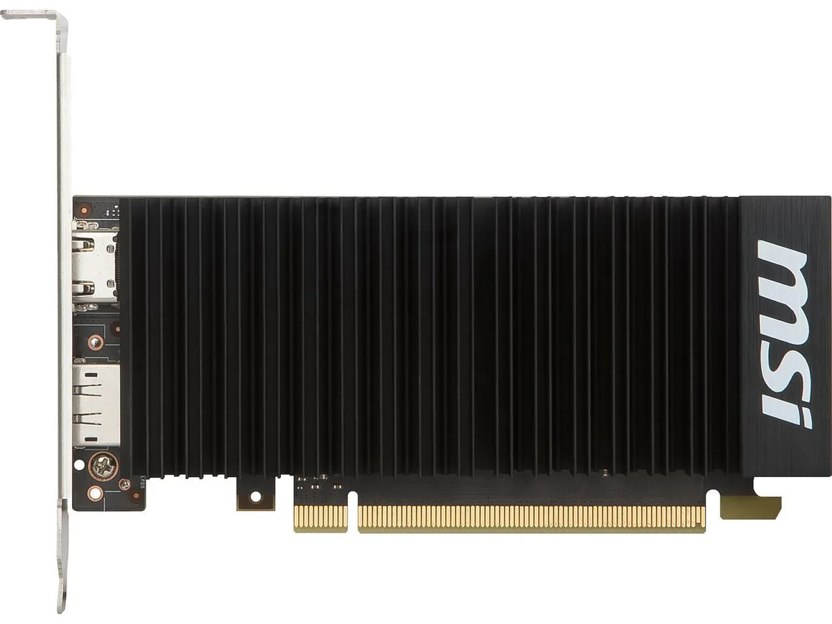 MSI MSI GT 1030 2GH LP OC graphics card — product photo