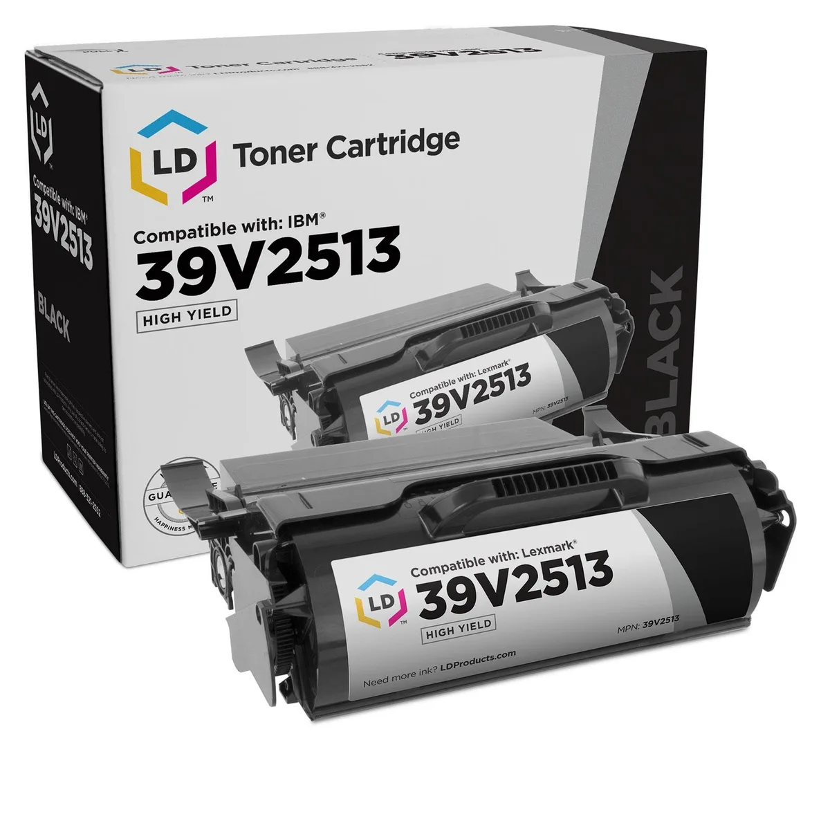 LD Products LD Products 39V2513 High Yield Black Laser Toner Cartridge — product photo