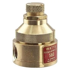 Watts Watts 1/8 LF560 Pressure Regulator 0-125 psi Trap — product photo