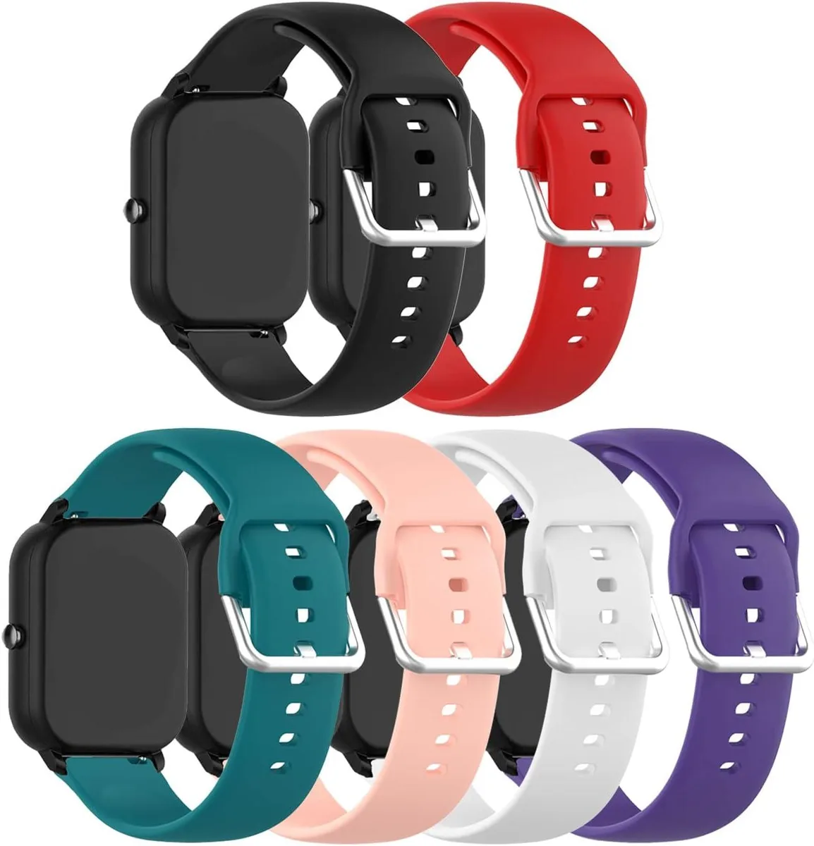 ETEIZU ETEIZU 22 mm Silicone Watch Strap for IDW19 IDW13 IDW28 ID208 Plus LW51 — product photo