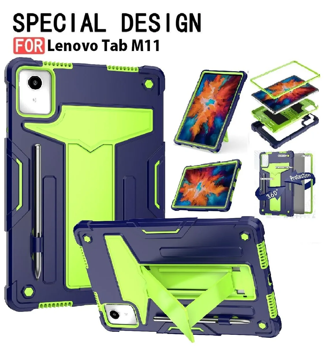 anicestore anicestore Lenovo Tab M11 11" Case Blue/Green 2024 — product photo