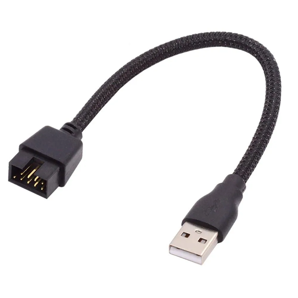 Fervit Fervit USB 2.0 Type-A to Motherboard 9/10-Pin Header Cable 20cm — product photo