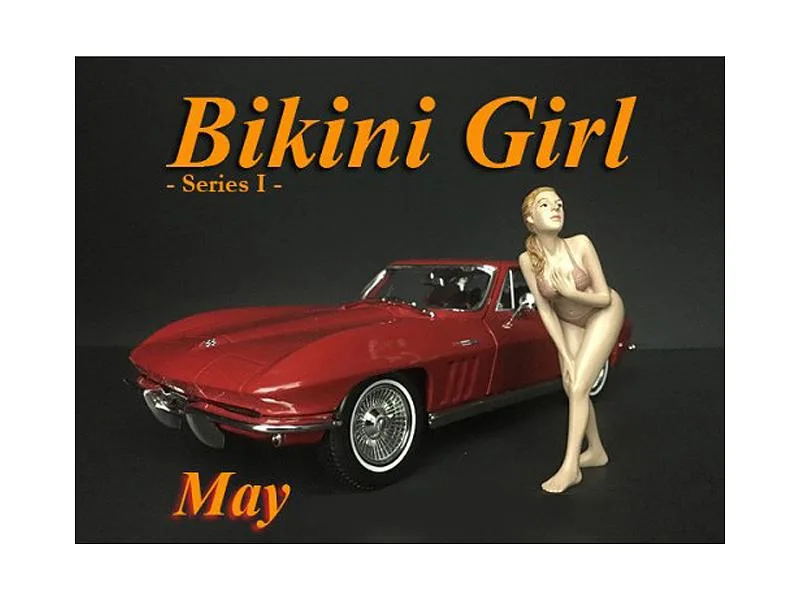 American Diorama American Diorama 38169 May Bikini Calendar Girl Figure 1:18 Scale — product photo