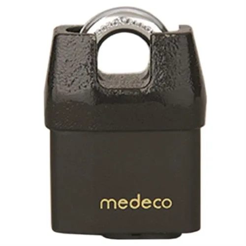 Medeco Medeco 54-52500-00 54 System Series All Weather Shrouded Shackle Padlock 5/16" x 3/4" door lock — product photo