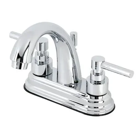 KINGSTON BRASS KINGSTON BRASS KS8611EL 4" Centerset Bath Faucet Polished Chrome — product photo