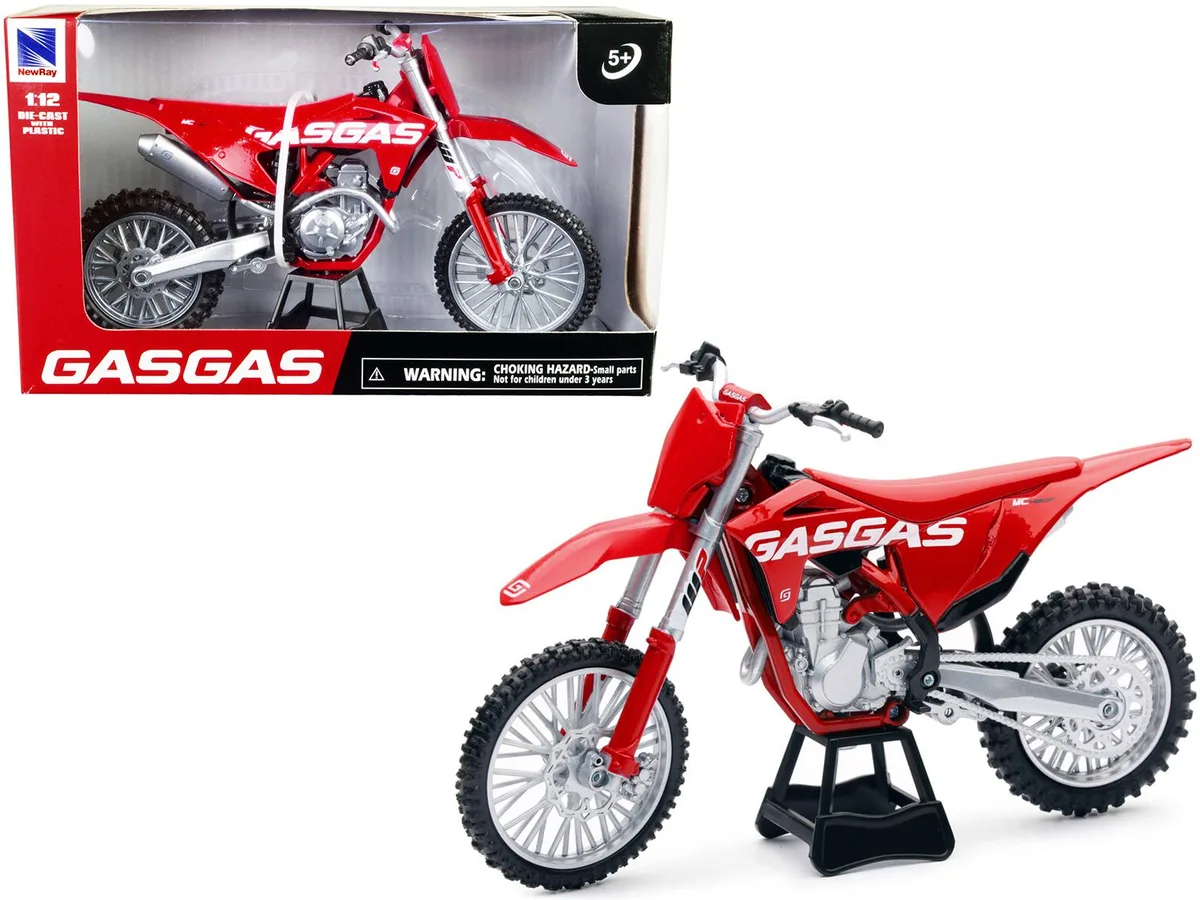 New Ray Toys New Ray Toys GasGas MC 450F 1/12 Die Cast Motorcycle Red — product photo