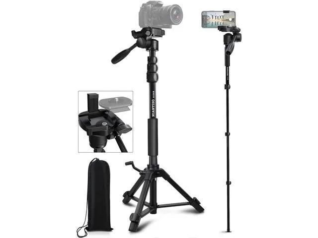 LORDWORLD LORDWORLD 69 Inch 3-Way Swivel Phone Tripod Mount — product photo