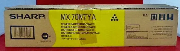 Sharp Sharp MX-70NTYA Yellow Toner Cartridge 31000 Pages — product photo